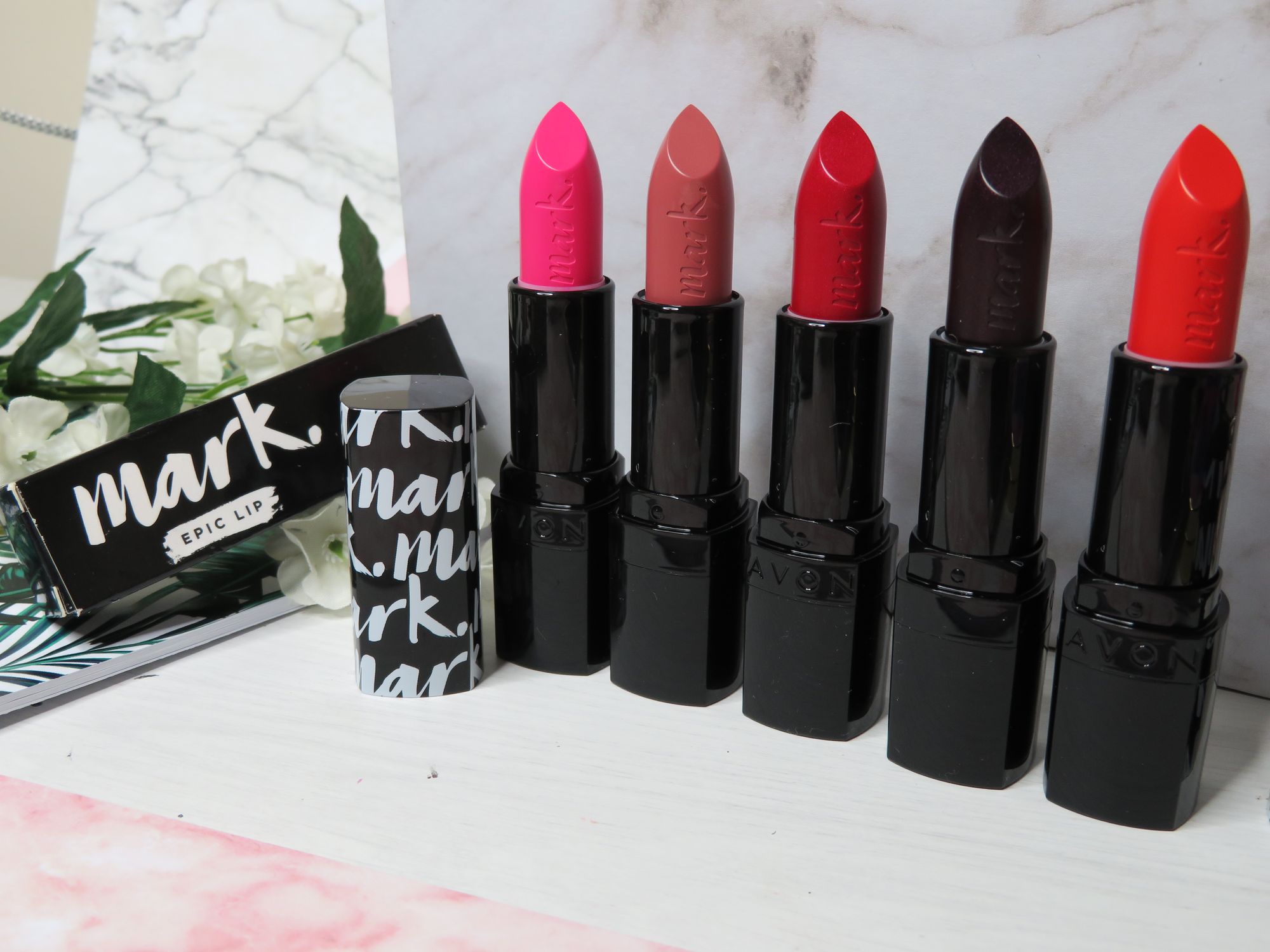 Avon Mark Epic Lipsticks - Miss Boux