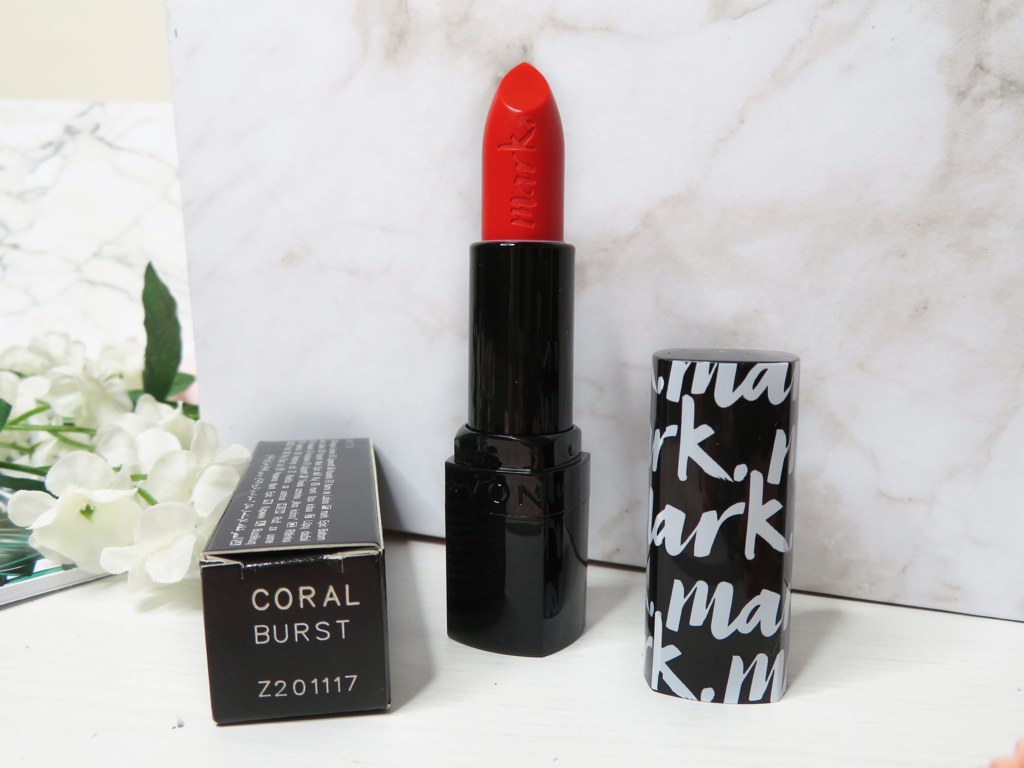 Coral Burst - Avon Mark Epic Lipsticks - Miss Boux