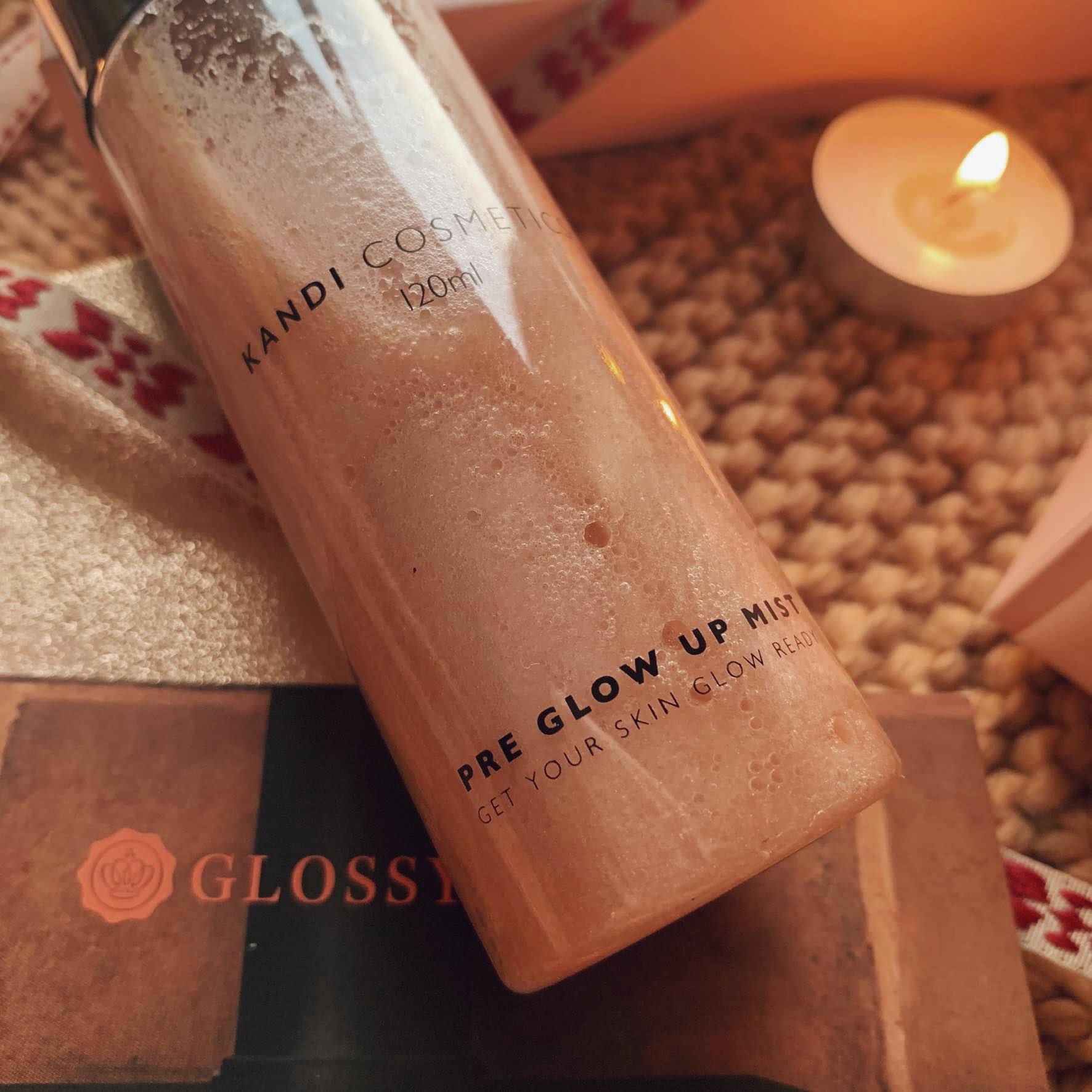 Kandi Cosmetics Glow Up Primer and Setting Spray - November 2019 Glossybox Review - Miss Boux