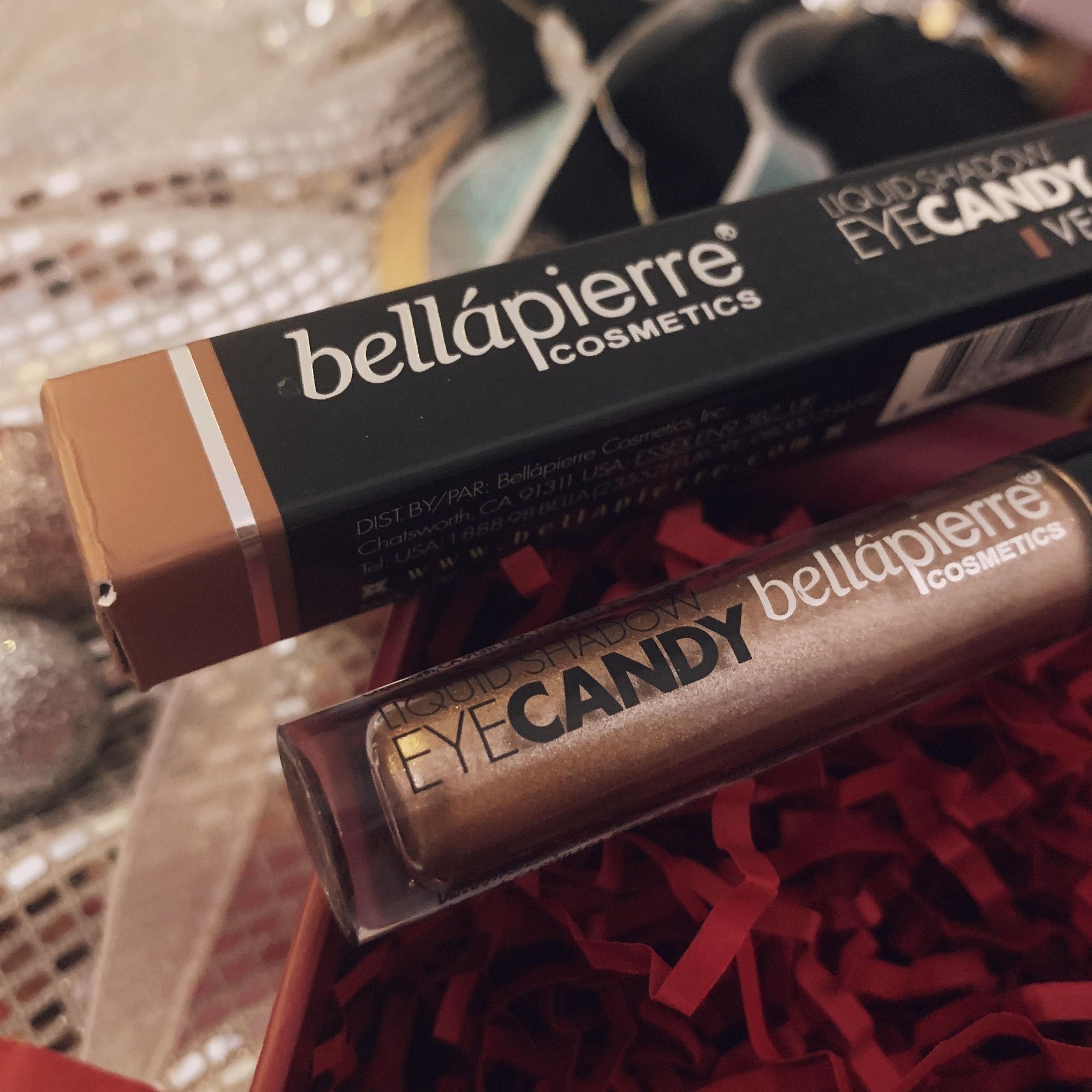 Bellapierre Eye Candy Liquid Eyeshadow - Glossybox Review Merry Metallics December 2019 - Miss Boux