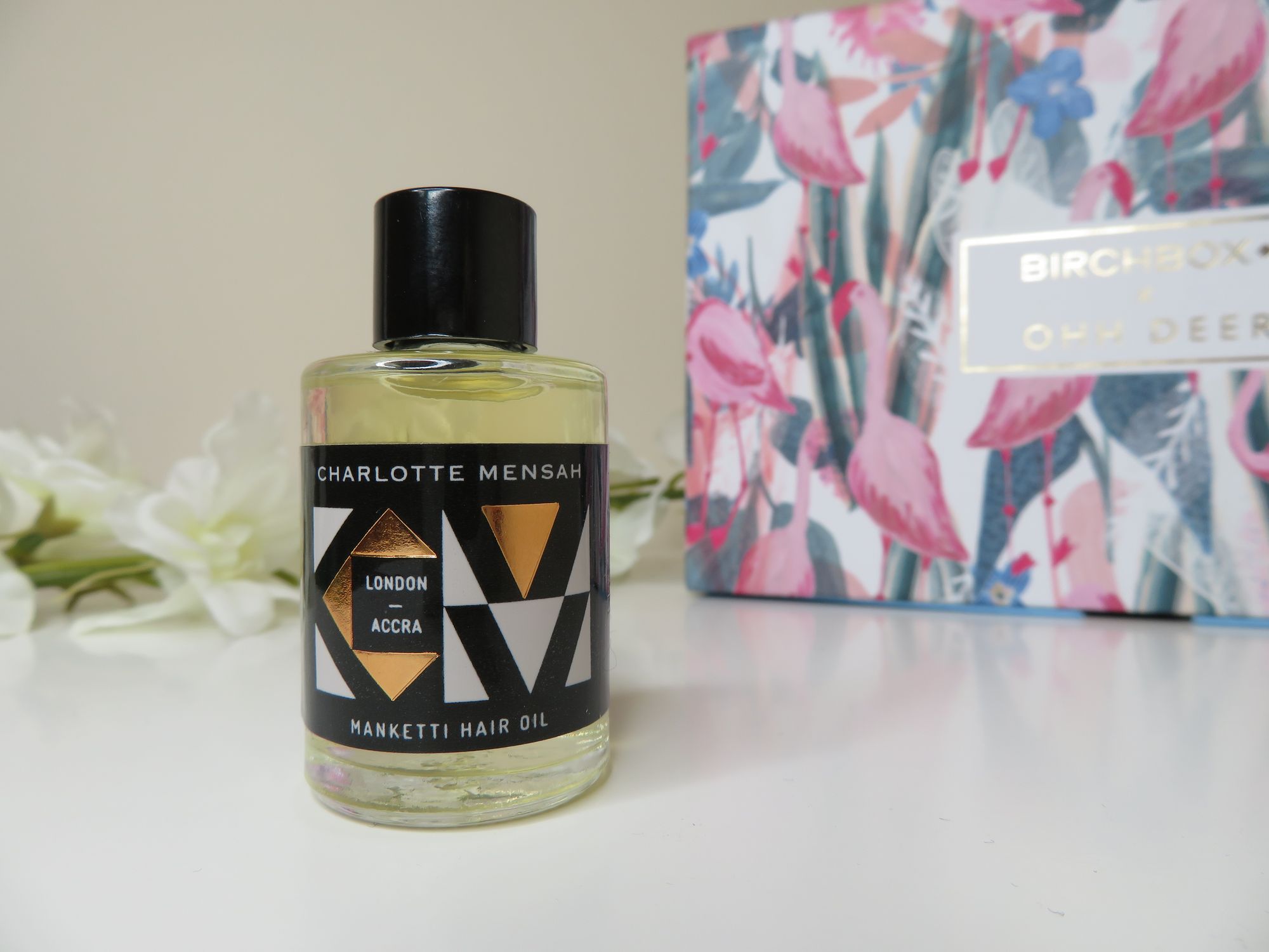 Charlotte Mensah Manketti Hair Oil - Birchbox Review January 2018 - Miss Boux