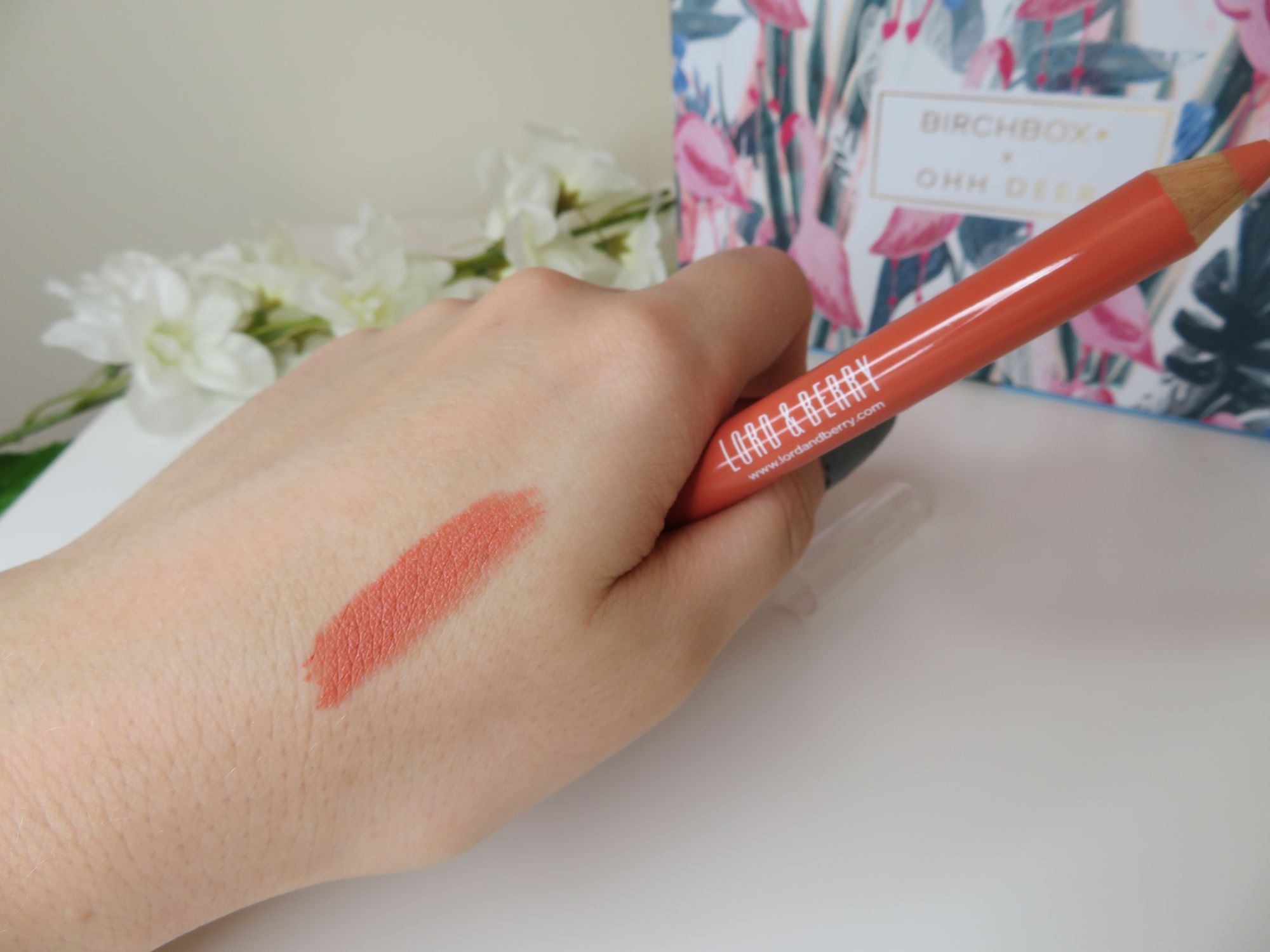 Lord & Berry Blush Crayon - Birchbox Review January 2018 - Miss Boux