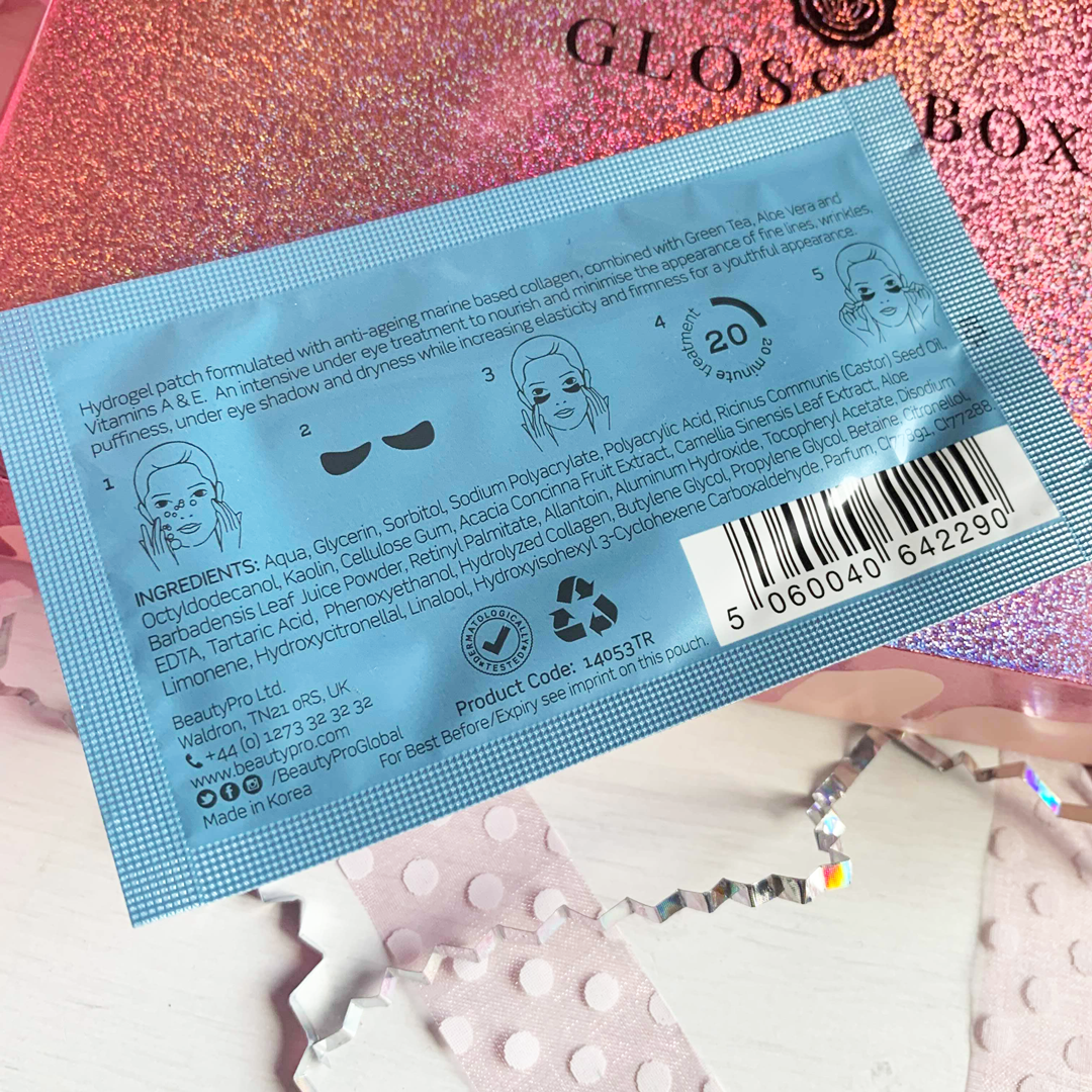 Beauty Pro Global - Eye Therapy Under Eye Masks - Glossybox August Edition - Miss Boux