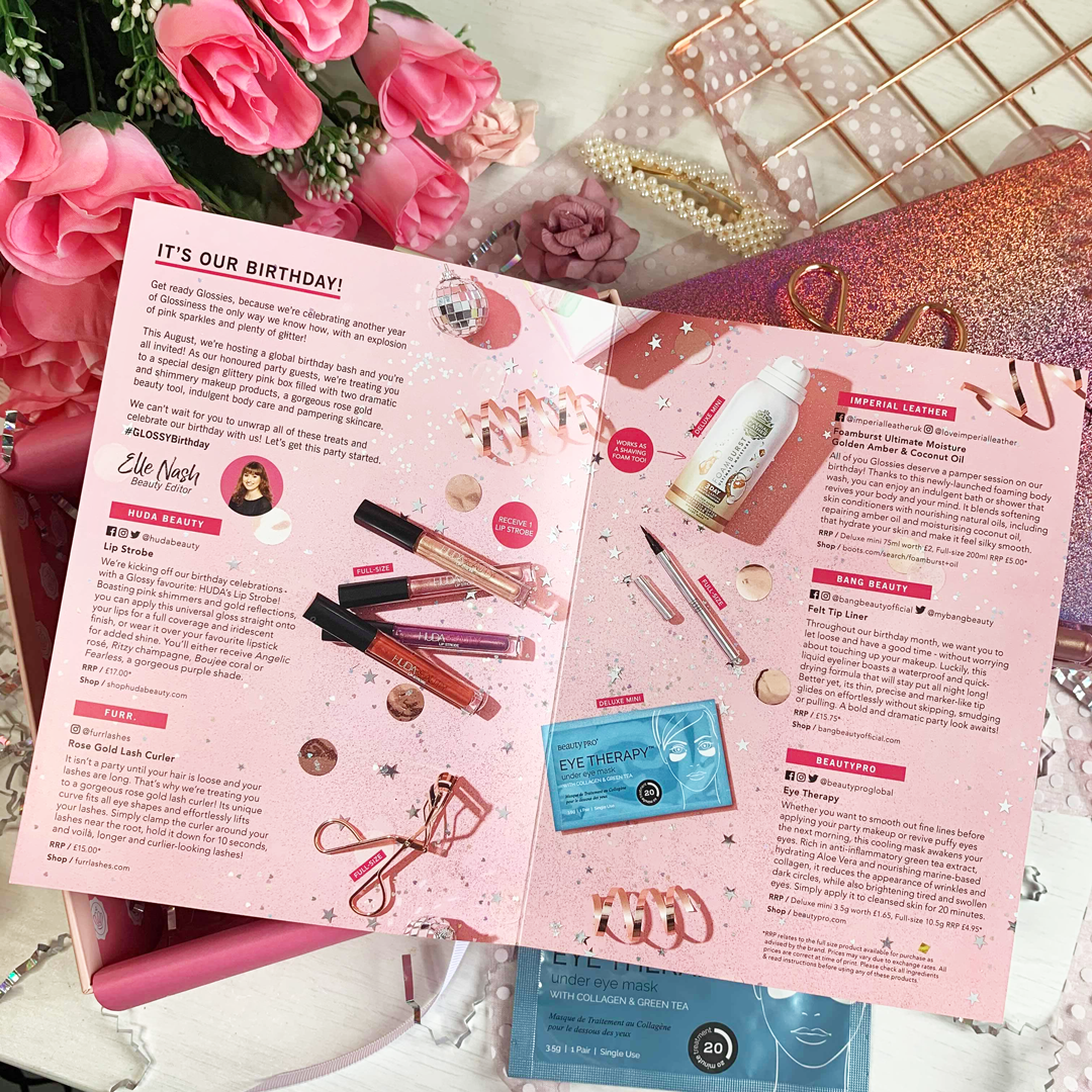 Glossybox August Edition - Booklet - Miss Boux