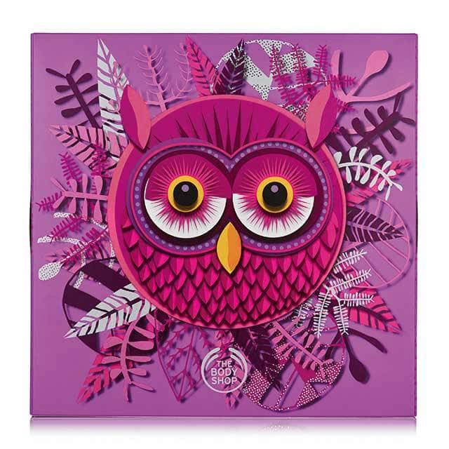 Olivia Owl The Body Shop Beauty Advent Calendar 2018 - Miss Boux