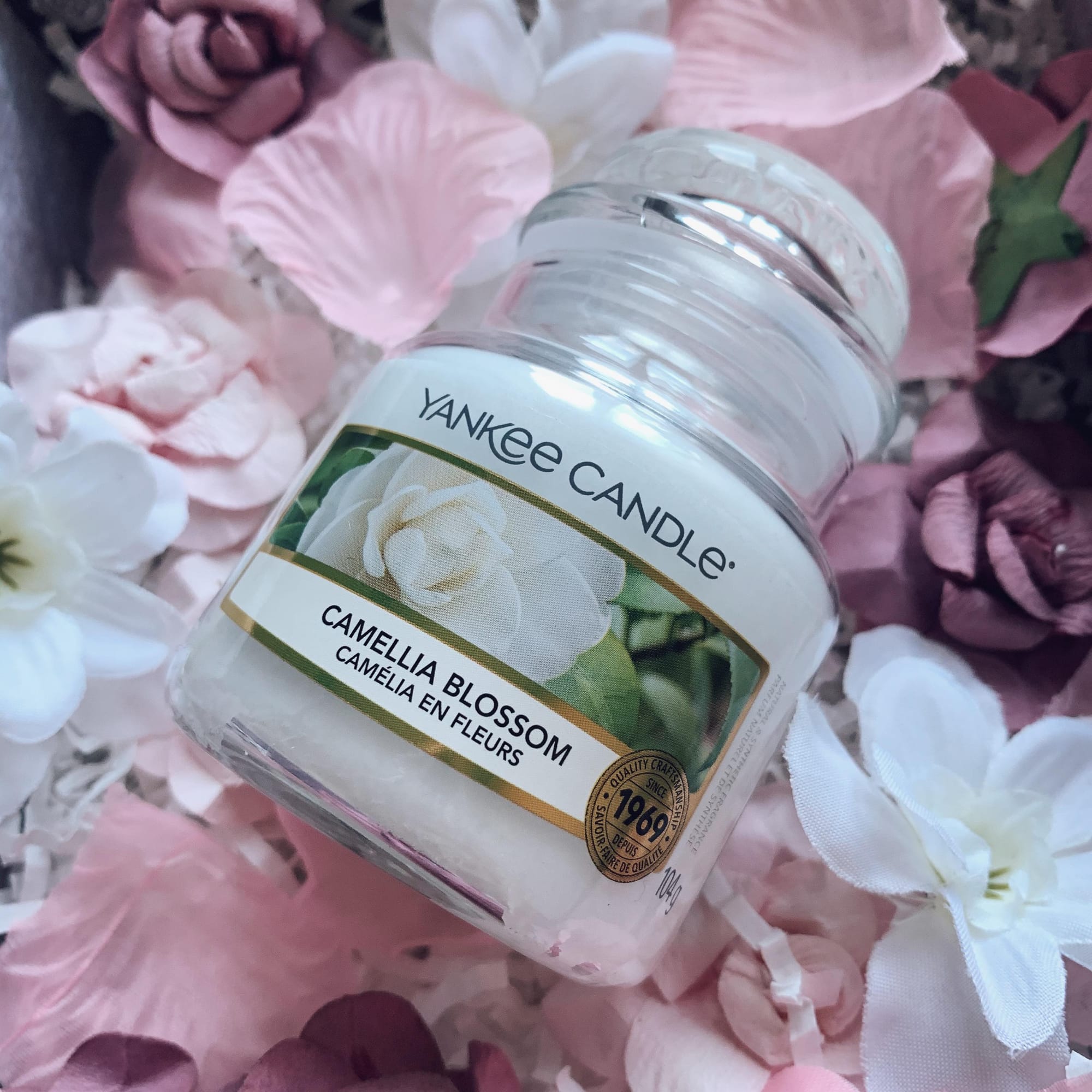 Yankee Candle Small Jar Candle Camellia Blossom - Only For You - Limited Edition Mother's Day Glossybox 2020 Review - Miss Boux