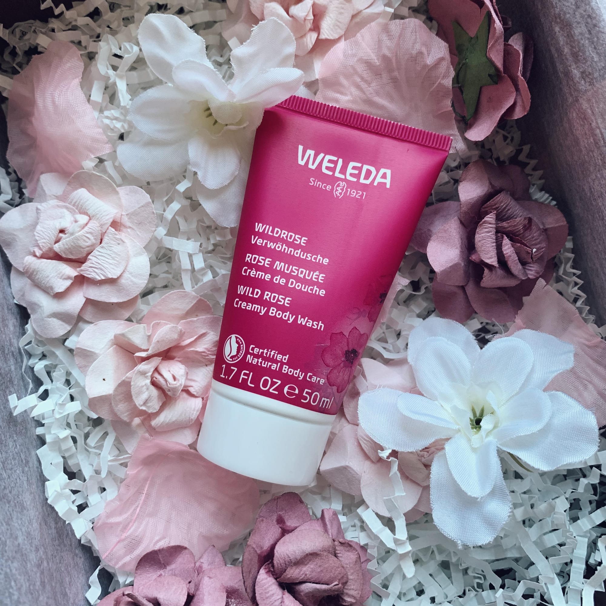Weleda Wild Rose Cream Body Wash - Only For You - Limited Edition Mother's Day Glossybox 2020 Review - Miss Boux