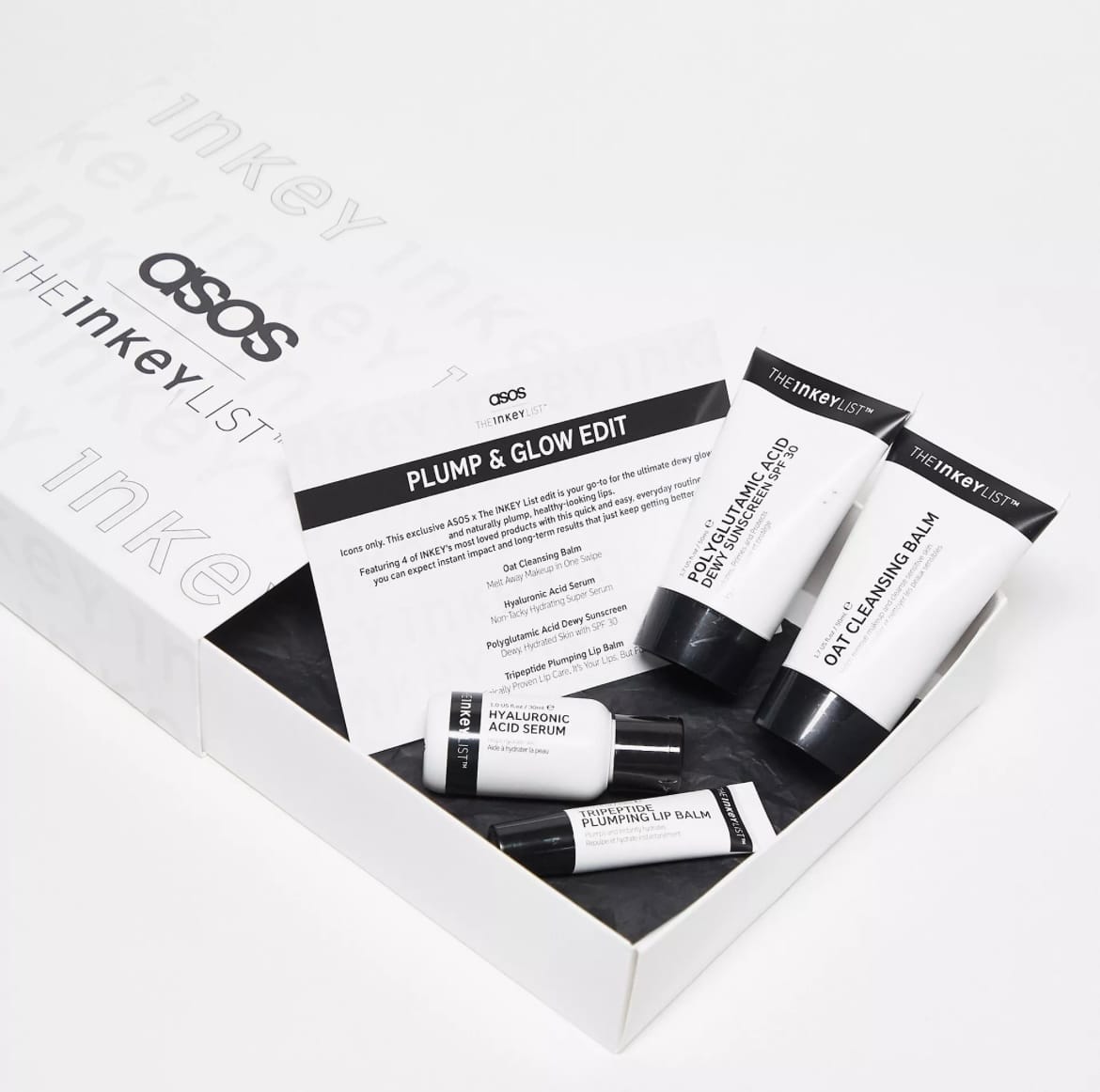 The INKEY List x ASOS Exclusive Plump & Glow Skincare Set