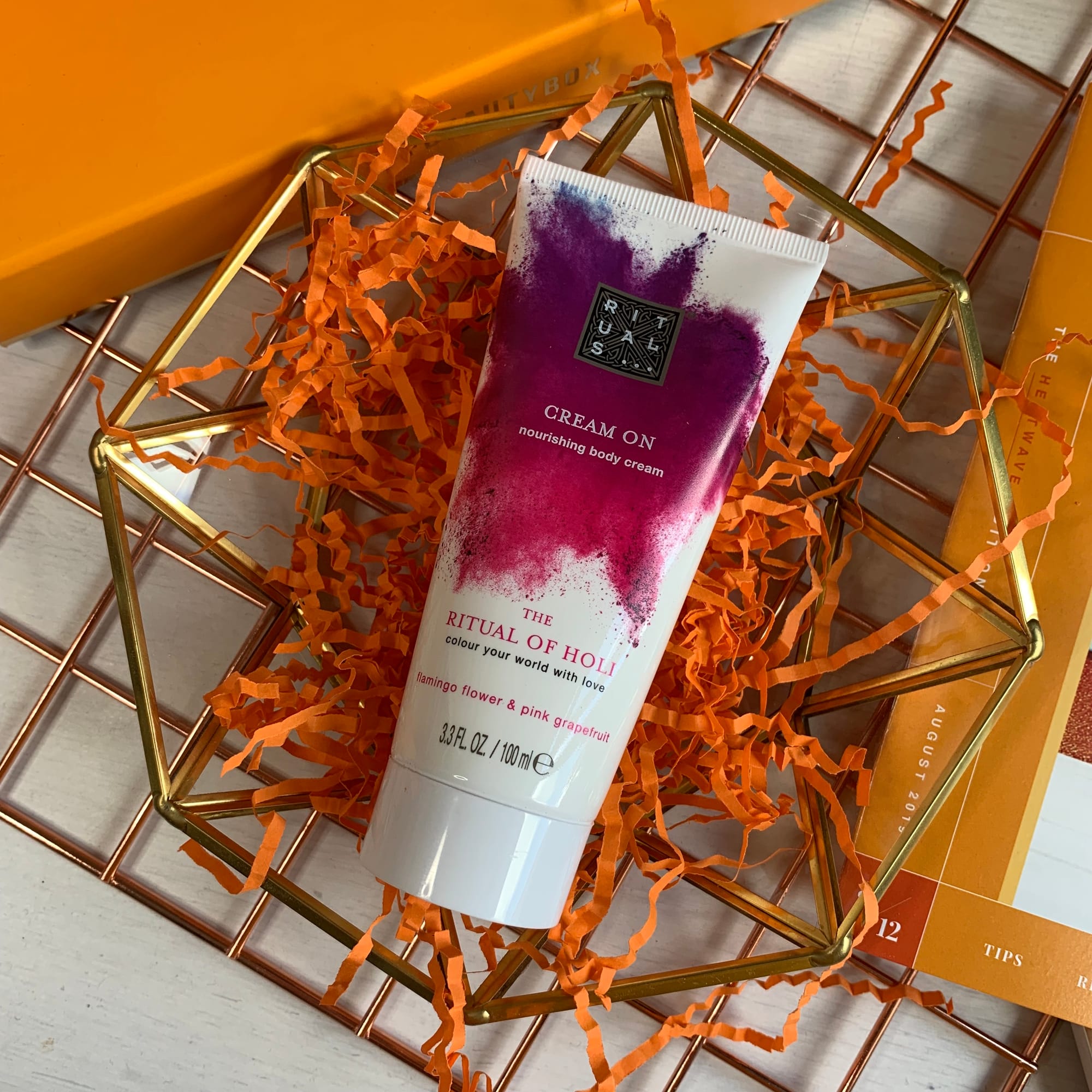 Rituals of Holi Body Cream - Look Fantastic Beauty Box Review - August 2019 - Miss Boux