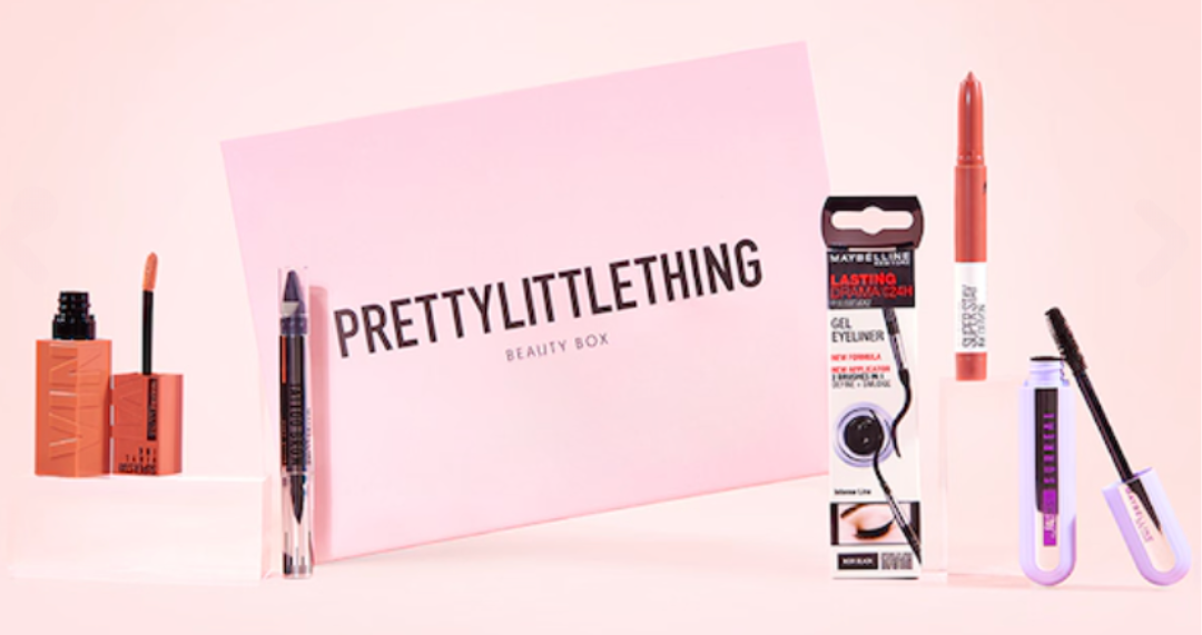 PRETTYLITTLETHING X Maybelline Exclusive Beauty Box