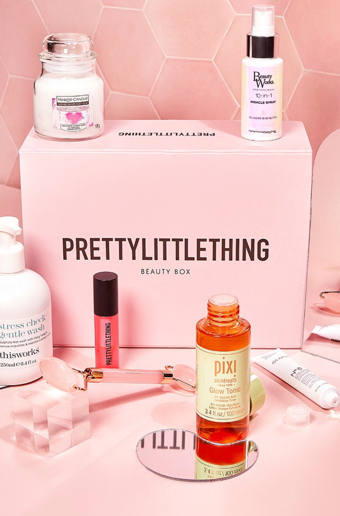 Pretty Little Thing Wellbeing Beauty Box January 2024